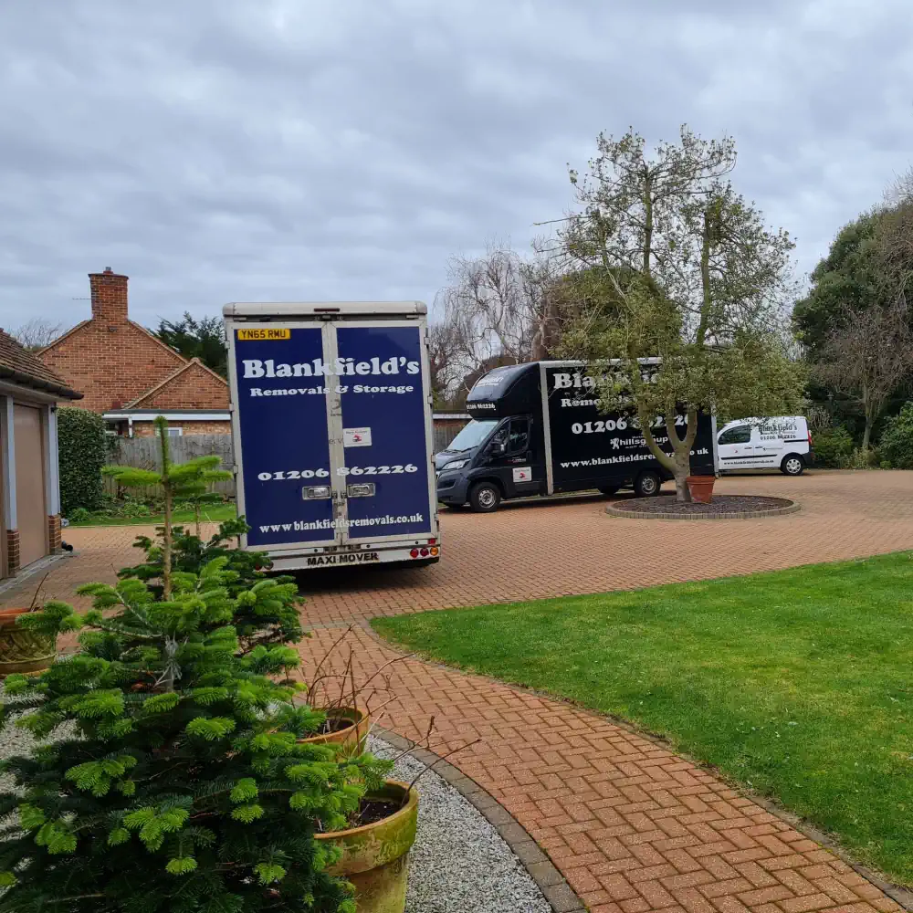 Some of our team helping someone to move out